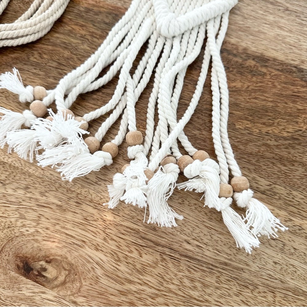 | macrame hat & decor hanger bundle | - Picture 4 of 9